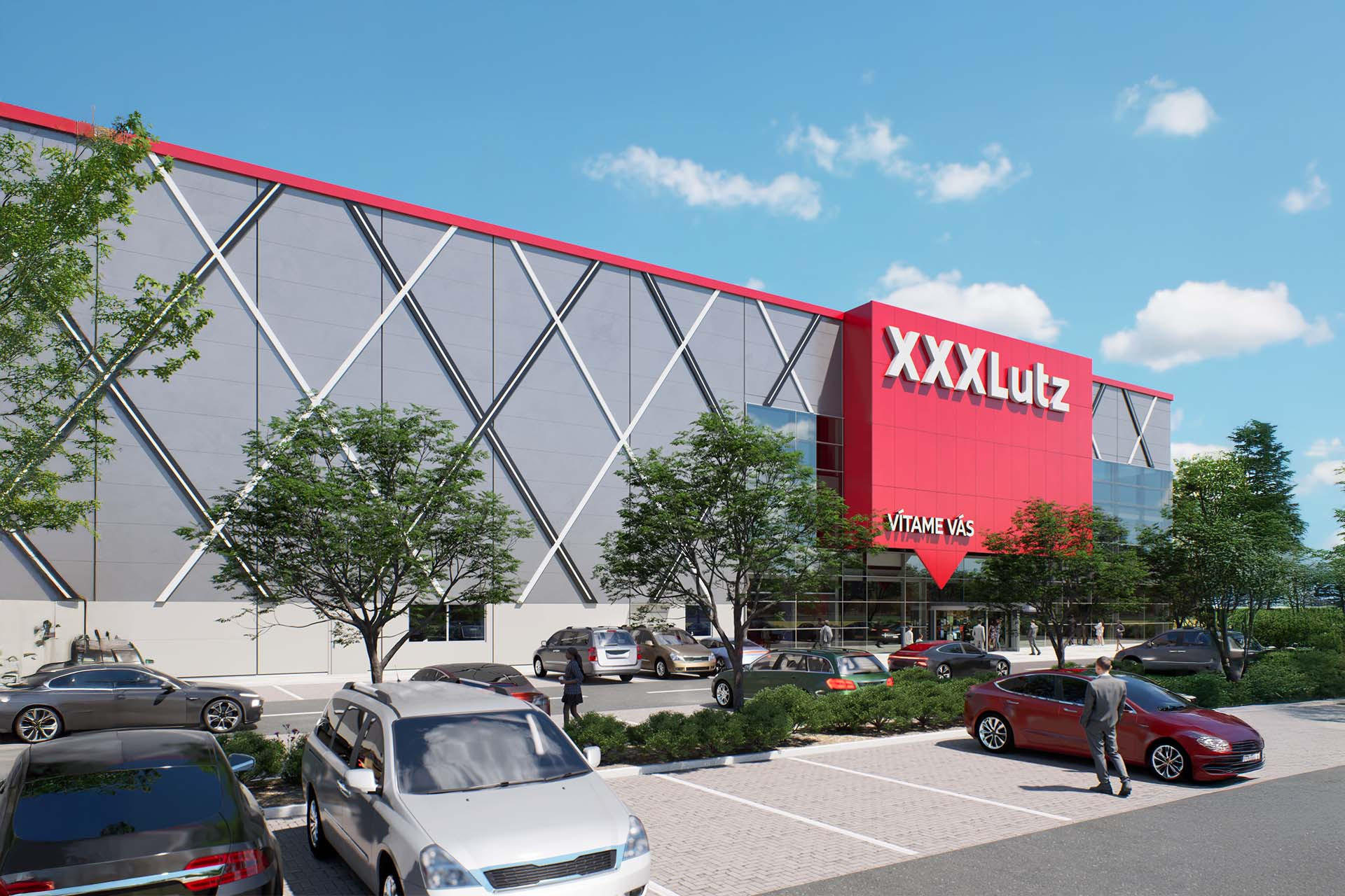 obchodný dom XXXLutz v Nitre