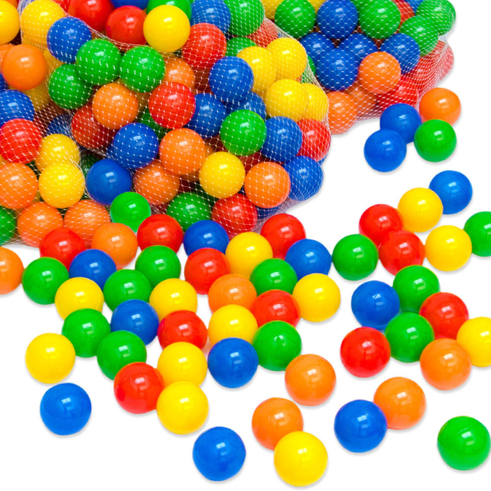 BÄLLEBAD-BÄLLE 50 Stück, bunt, 5.5cm - Multicolor, Kunststoff (5.5/5.5/5.5cm) - Littletom