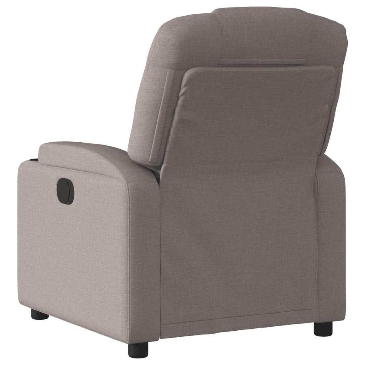 RELAXSESSEL Taupe Stoff - Taupe, Textil (88/97/74cm) - vidaXL
