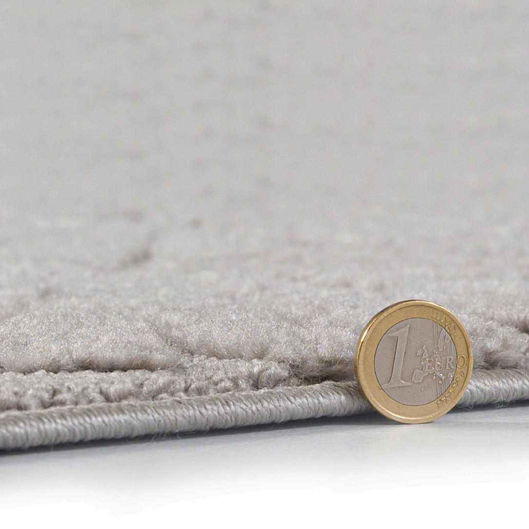 Thumbnail - Mazovia Teppich, Graphit, Textil, Abstrakt, Rechteckig, 120x170 cm, Oeko-Tex® Standard 100, für Fußbodenheizung geeignet...