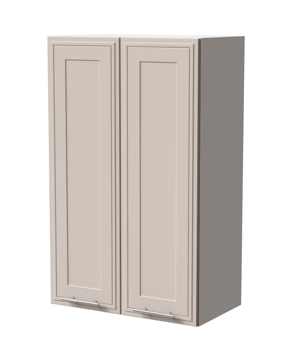 HÄNGESCHRANK Salo W4/60 Weiß / Kaschmir Matt 60 / 32,5 / 96cm - Kaschmir/Weiß, Holz/Holzwerkstoff (60/96/32.5cm) - Feldmann-Wohnen