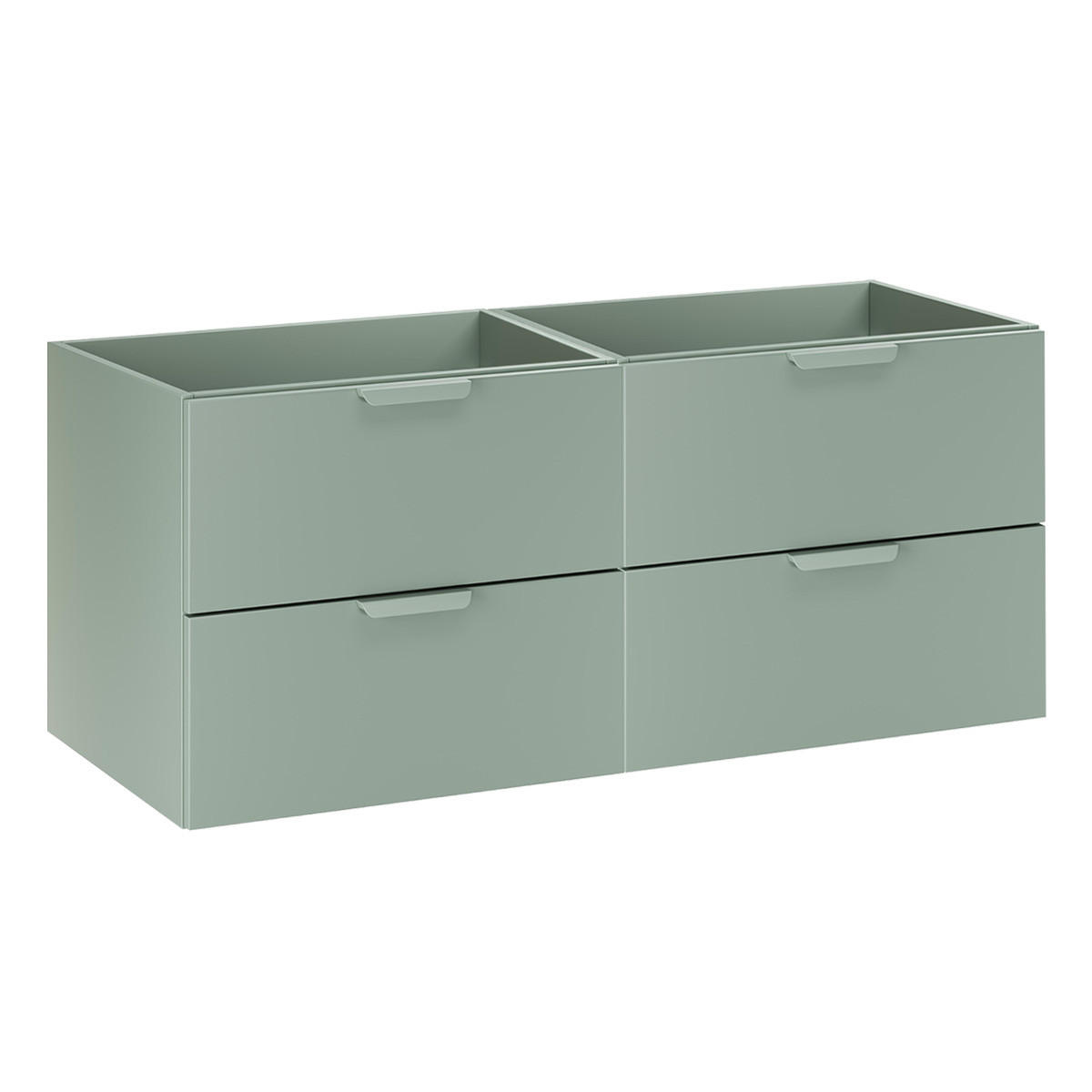 WASCHTISCHUNTERSCHRANK 120cm Oria Grün - Grün, Holzwerkstoff (120/50/45.5cm) - Petits-meubles