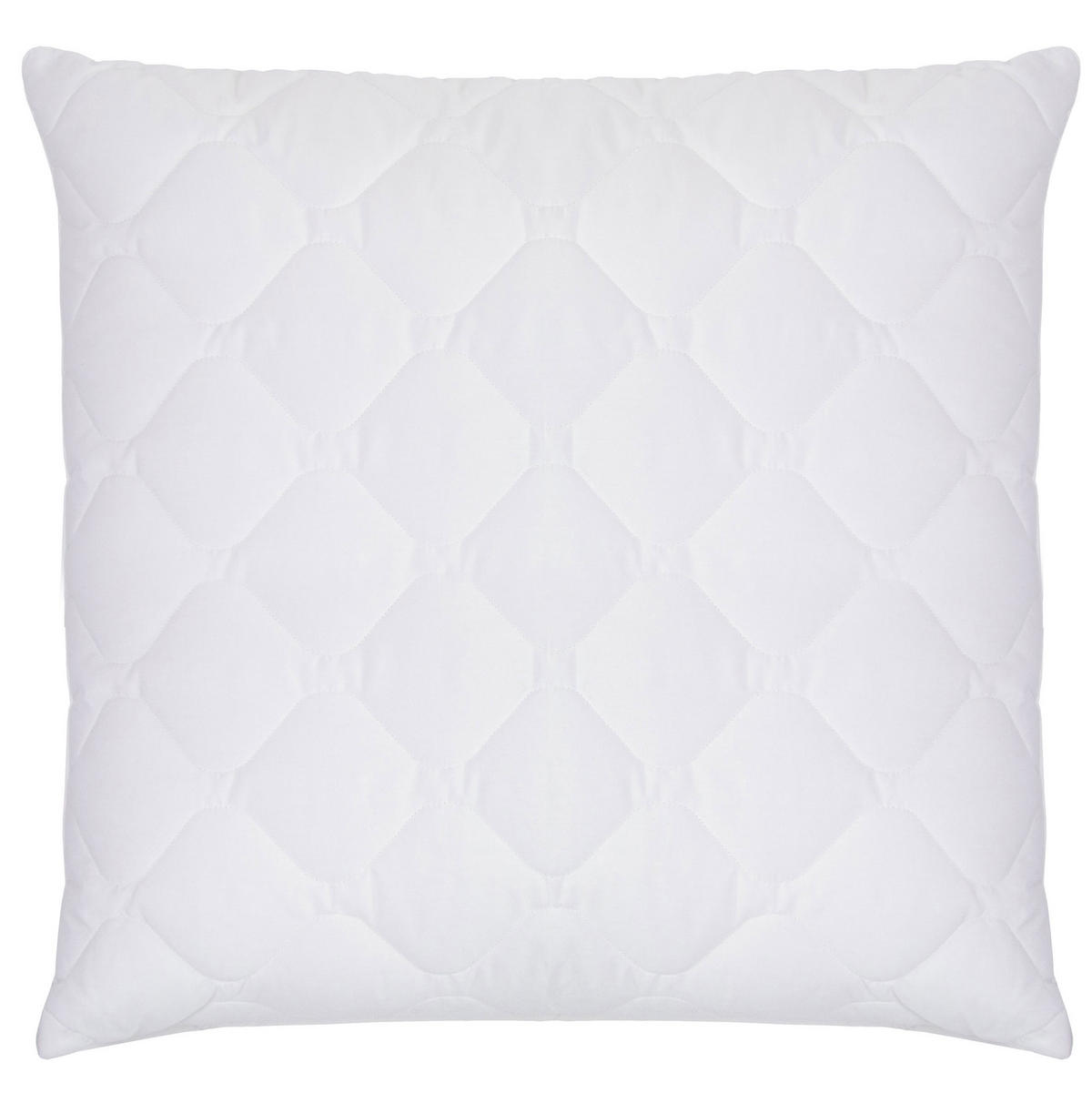 KISSEN, 80x80 cm, 100% Polyester-Hohlfaser Füllung, Weiß - Weiß, Textil (80/80cm) - Zollner