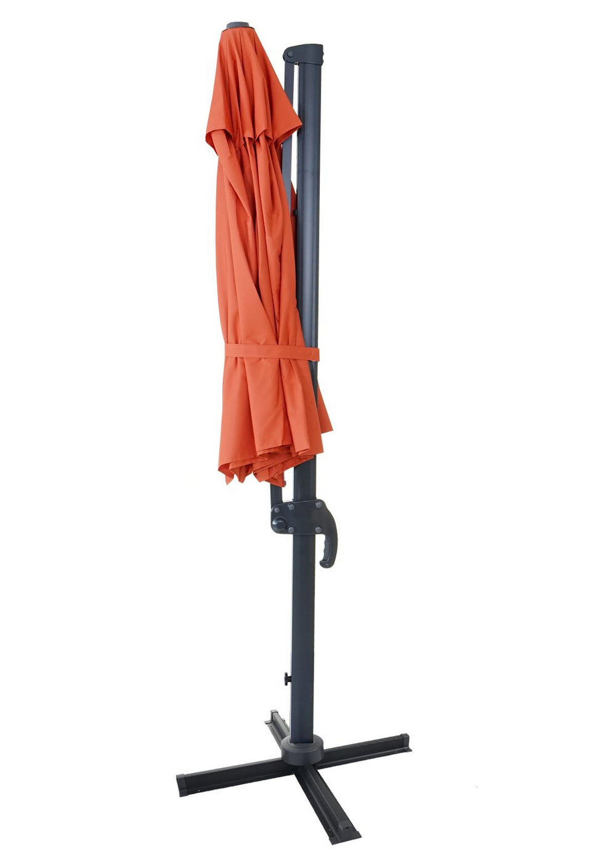 AMPELSCHIRM I RUND Orange 300/300 cm - Orange, Textil (320/300cm) - MCW