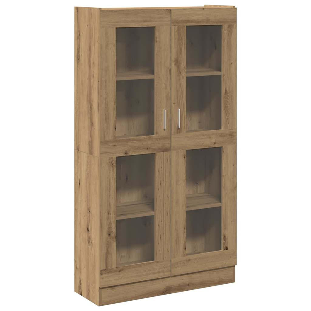 vidaXL Vitrine Eiche Artisan 82.5x150x30.5 cm
