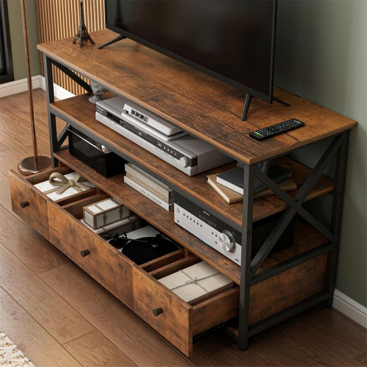 KOMMODE, braun 110/40/63 cm - Braun, Holzwerkstoff (118/15/46.5cm)