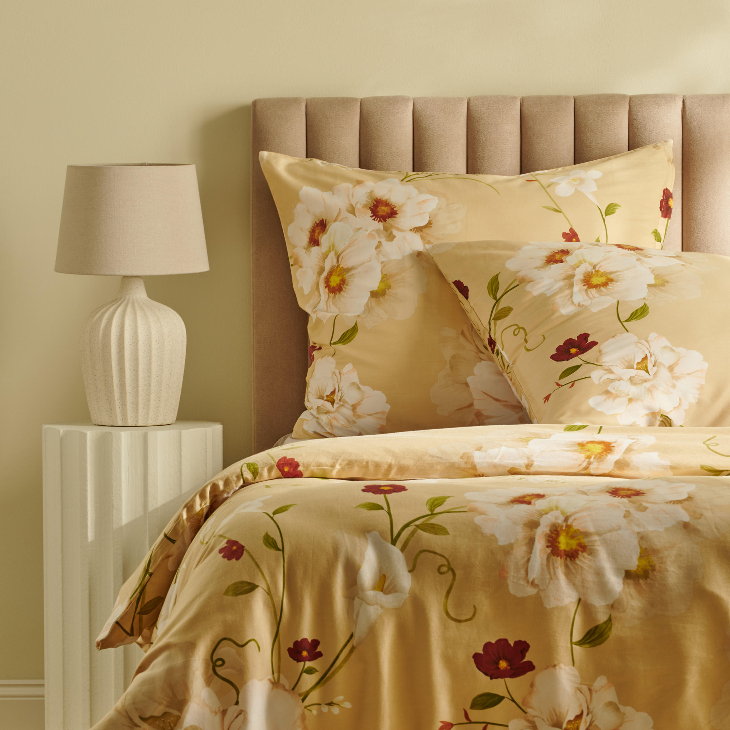 BETTWÄSCHE Blisoll - Beige, Textil (200/220cm) - home&you