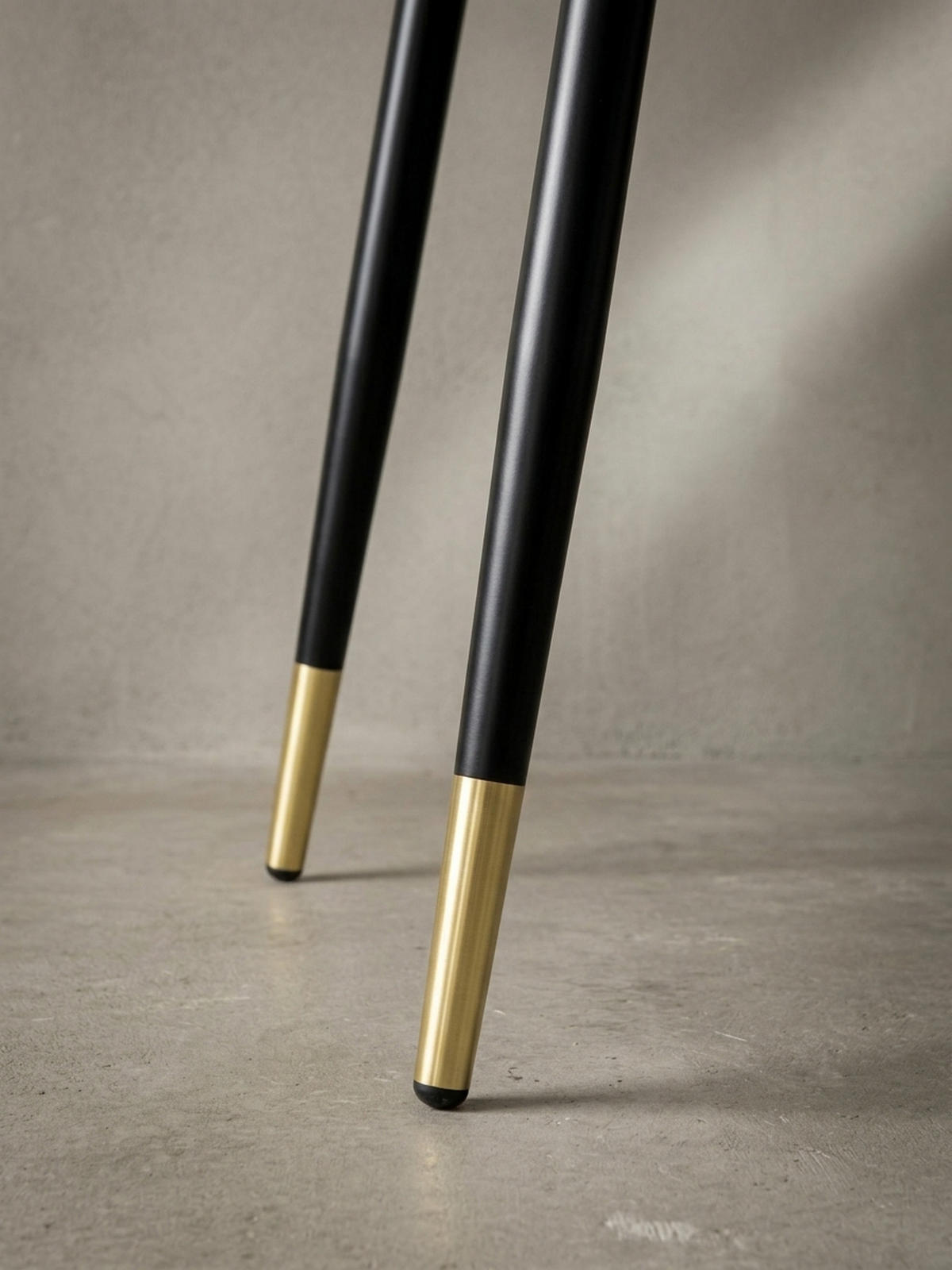 ESSTISCH Marmoroptik Metall Rund Modern, Schwarz 75x75x76 cm - Goldfarben/Schwarz, Holzwerkstoff/Metall (75/75/76cm) - KADIMA DESIGN