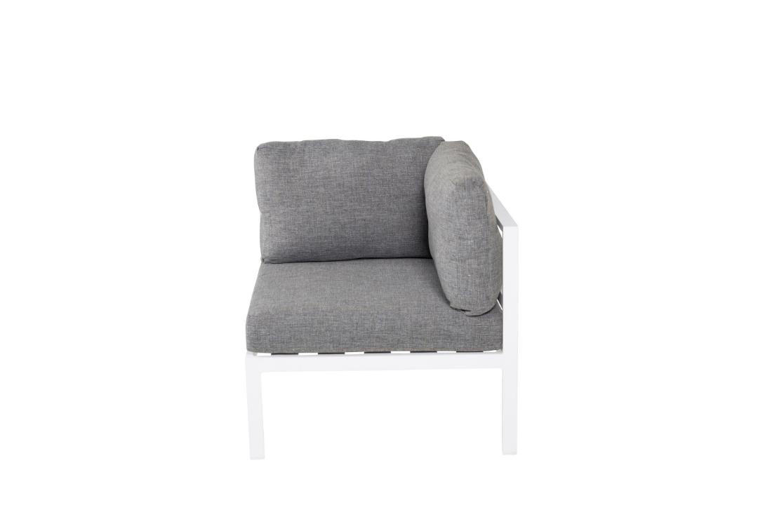 LOUNGESESSEL, Copacabana, Weiß, Metall, 74 x 74 x 65 cm - Weiß, Metall (74/65/74cm) - ebuy24