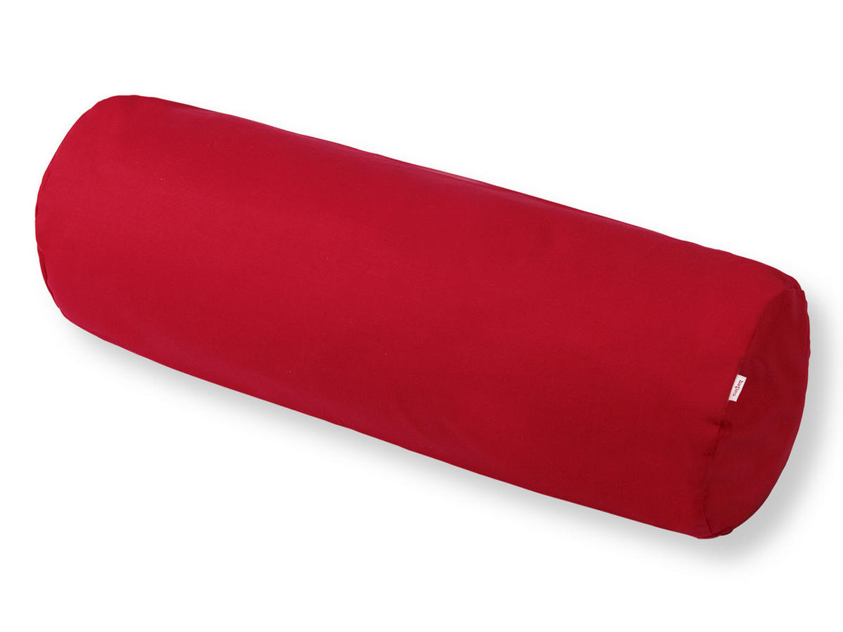 XL-ROLLENBEZUG Basic 100% Baumwolle rot 70/25 cm - Rot, Textil (25/70cm) - beties Heimtextil