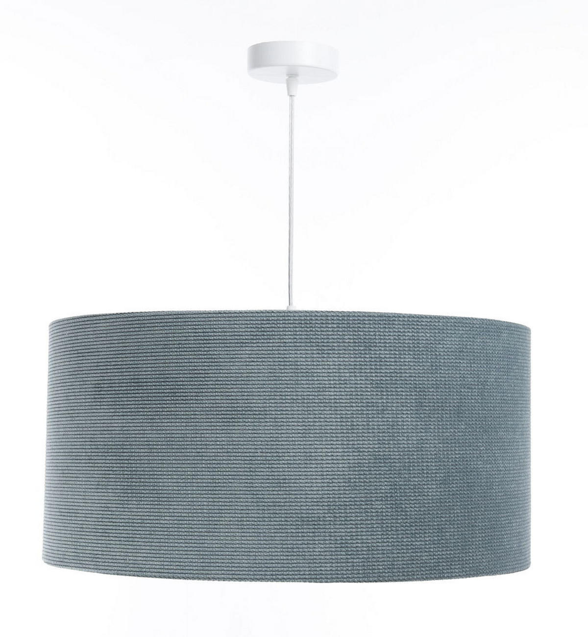 HÄNGELEUCHTE Blau 60/30 cm - Blau/Silberfarben, Kunststoff (60/0.8/30cm) - ONZENO