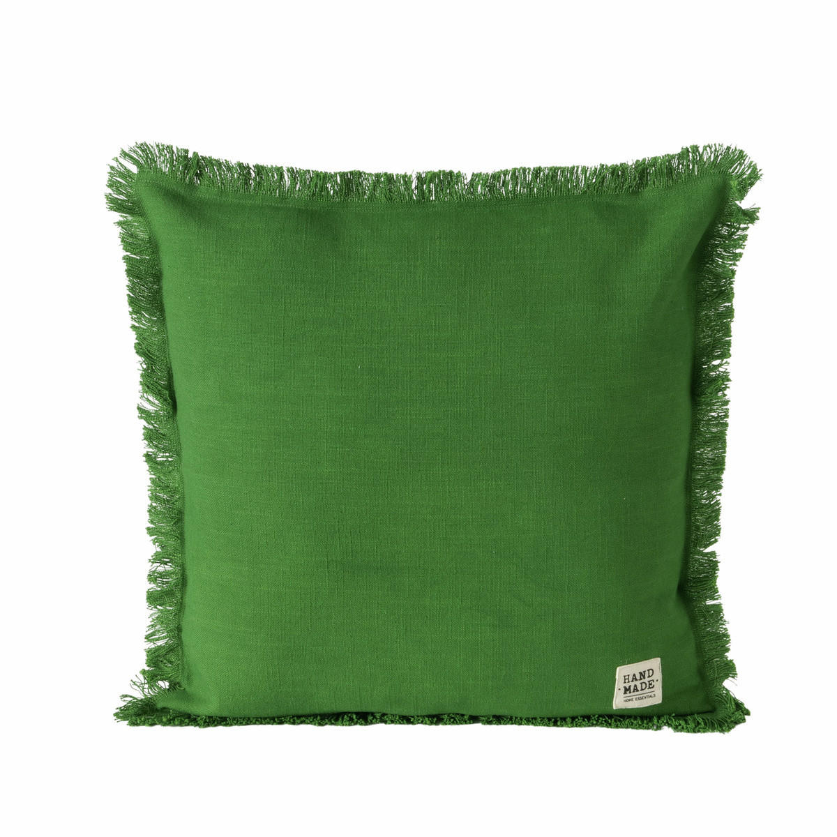 BAUMWOLLKISSEN Lenea 45/45/4 cm - Grün, Naturmaterialien (45/45cm) - Boltze Home