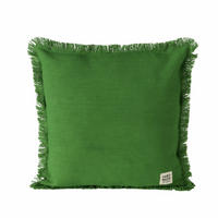 BAUMWOLLKISSEN Lenea 45/45/4 cm - Grün, Naturmaterialien (45/45cm) - Boltze Home