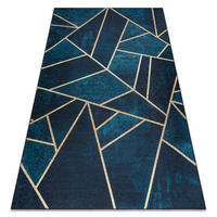 TEPPICH Andre 120/170 cm - Blau, Textil (120/170cm) - rugsX