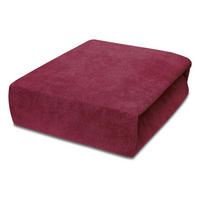 SPANNBETTLAKEN 90/160 cm, Jersey Elastisch 100 % Baumwolle Bordeux - Bordeaux, Textil (90/160cm) - Best For Home