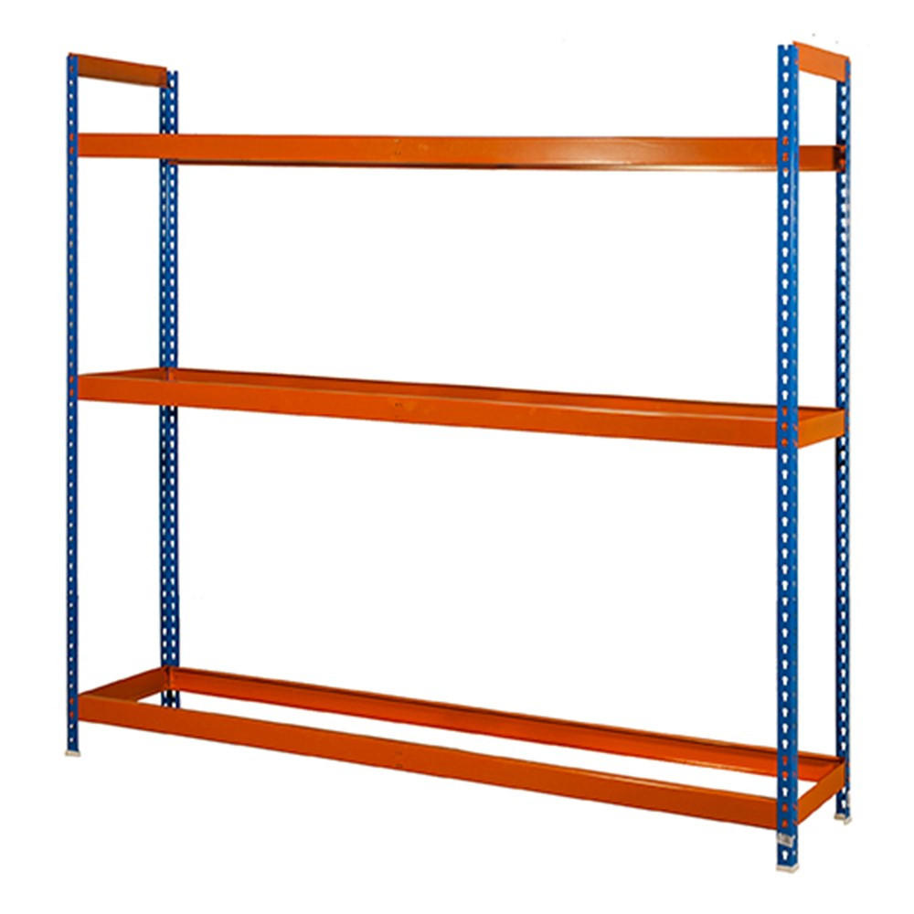 REIFENREGAL Big Metal Shark NO.6 HxBxT 200 x 120 x 45 cm 3 Ebenen 15 Reifen Blau/ Orange - Blau, Metall (120/200/45cm) - PROREGAL