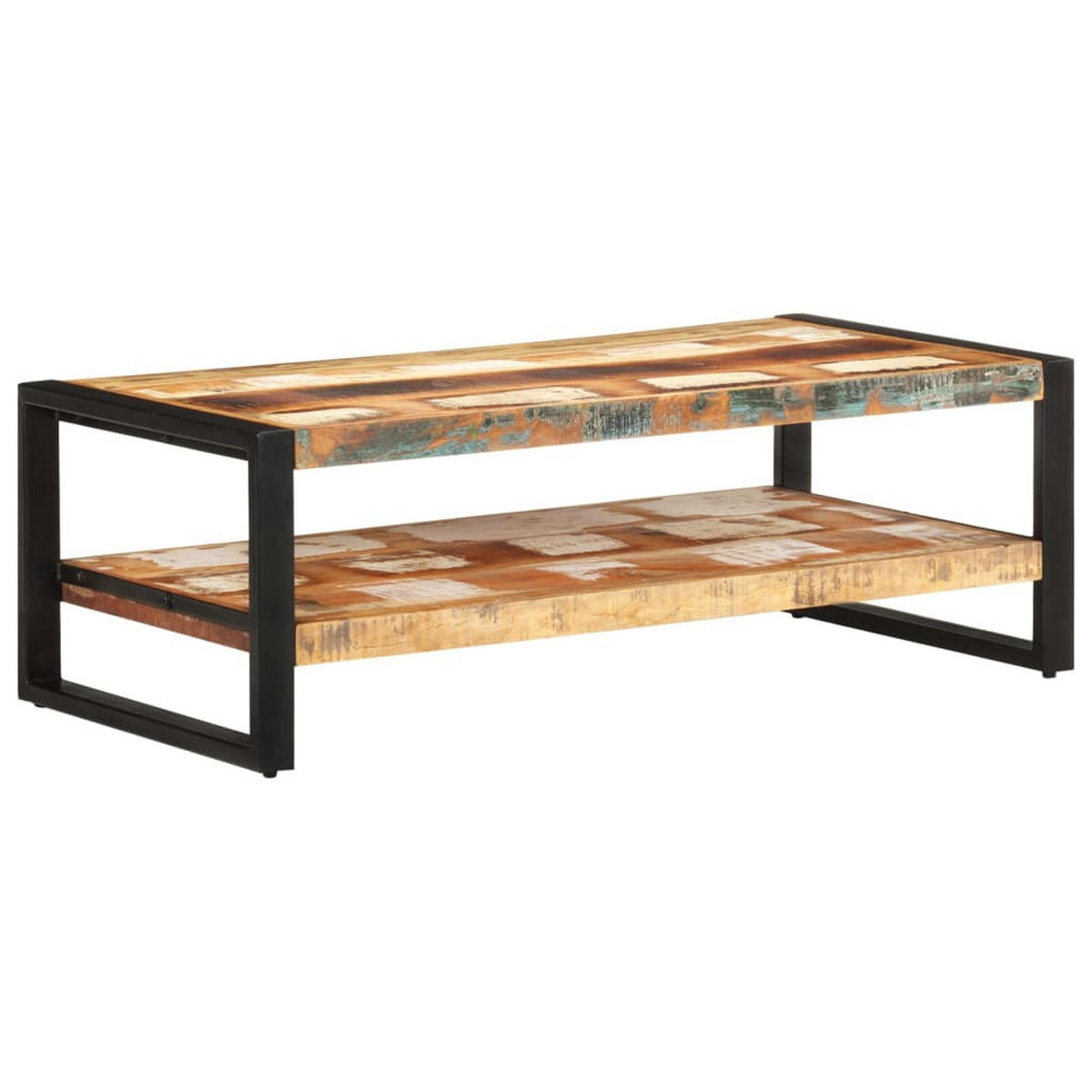 COUCHTISCH 120/60/40 Cm Altholz Massiv - Braun, Holzwerkstoff (120/60/40cm) - vidaXL