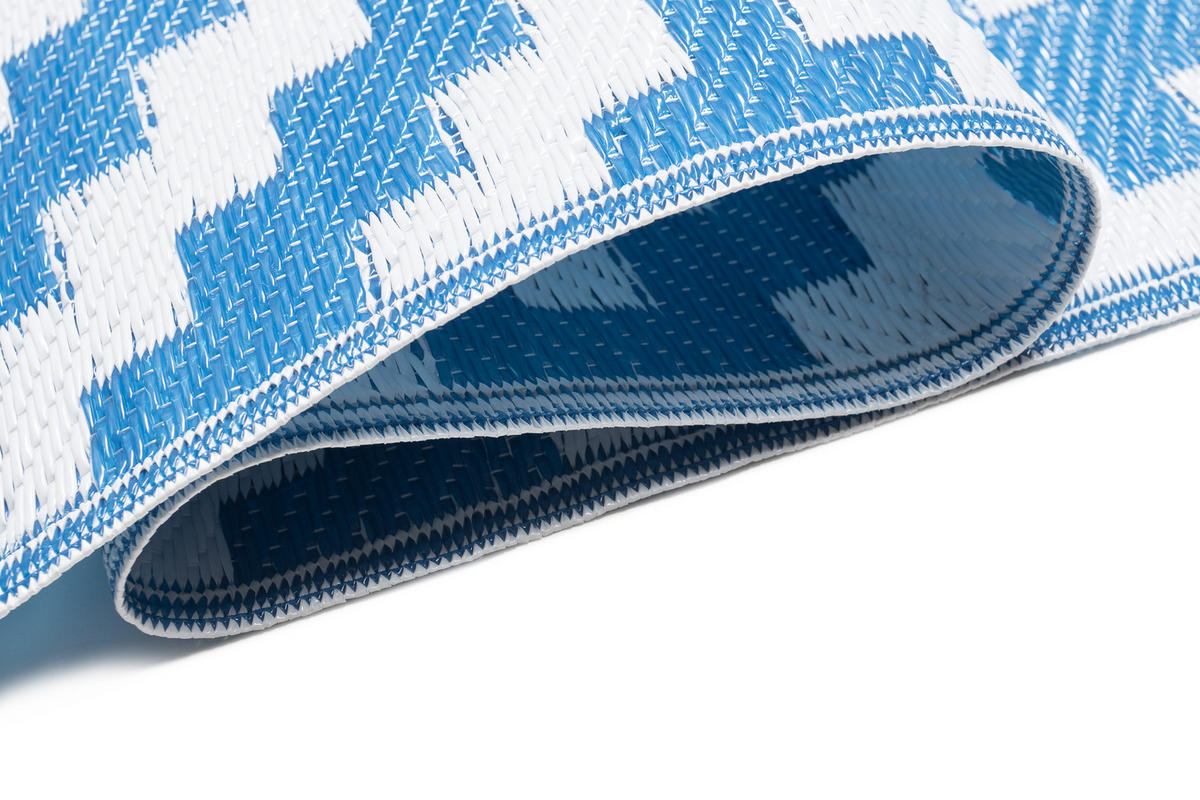 TEPPICH IBIZA Blau 120/180 cm - Blau, Kunststoff (120/180cm) - Tapiso