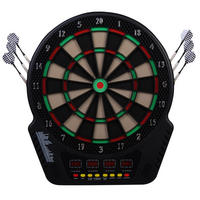 ELEKTRONISCHE Dartscheibe - Schwarz, Kunststoff (51.5/3.2/44cm) - HOMCOM