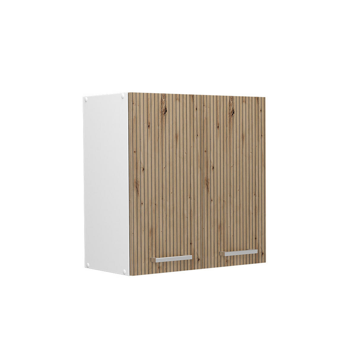 HÄNGESCHRANK R-Line Artisan-Eiche 60 cm - Weiß/Eiche Artisan, Holzwerkstoff (60/60/31cm) - Vicco