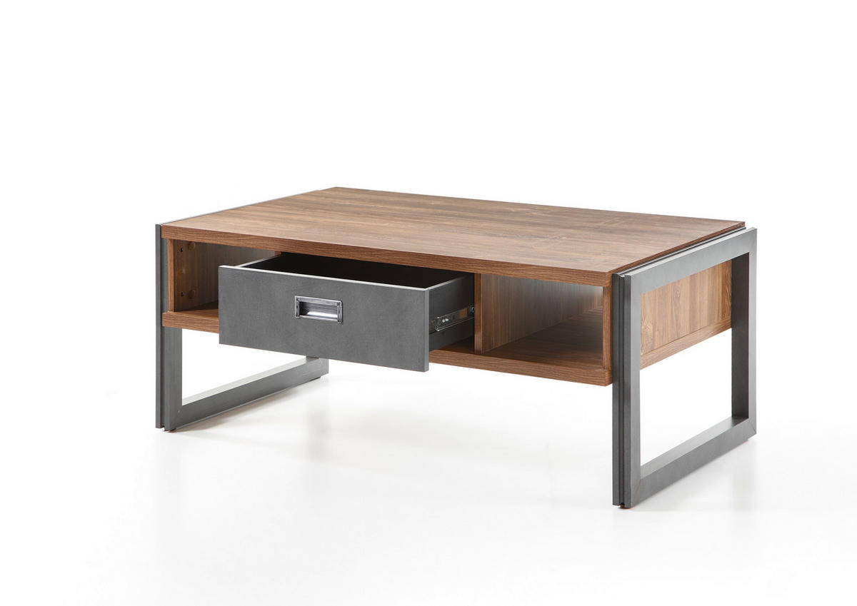 COUCHTISCH I12 Stirling Oak & Matera 113/45/67 cm - Eichefarben, Holzwerkstoff (67/113/45cm) - Livojo