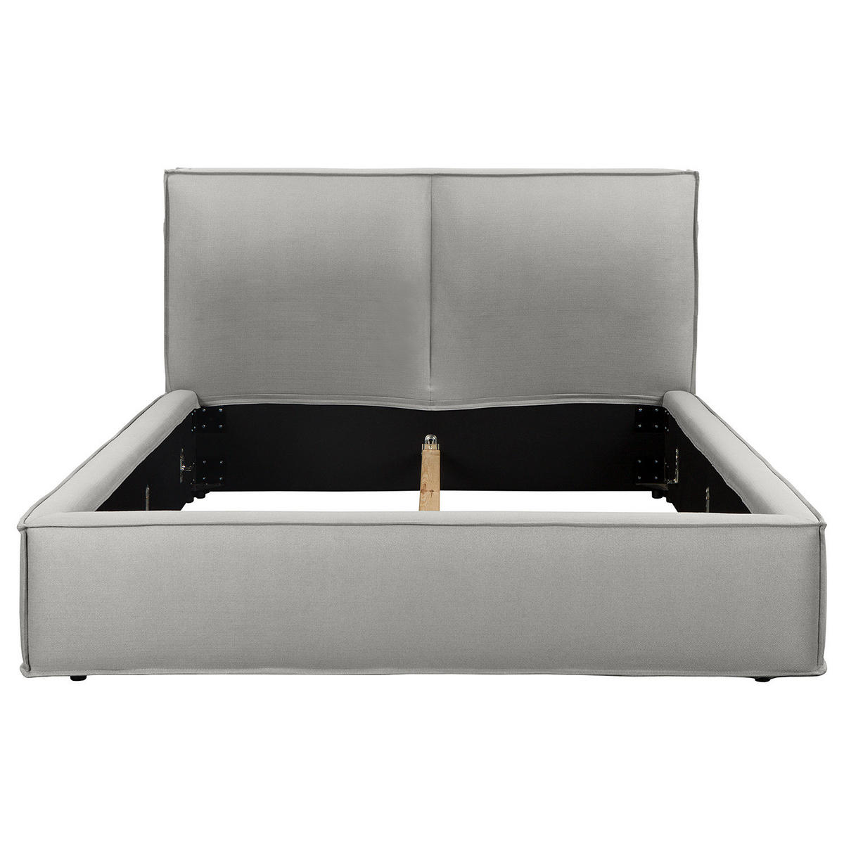 POLSTERBETT - Grau, Textil (180/200cm) - home24