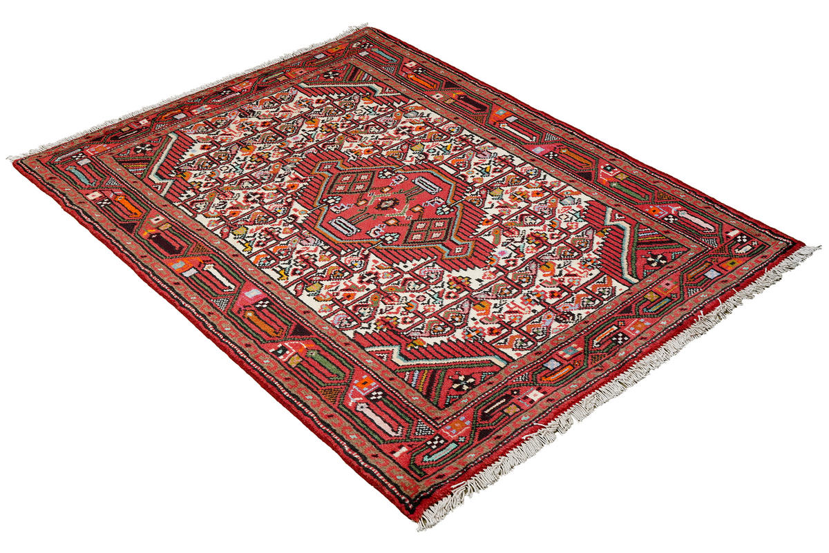 TEPPICH Assadabad Mehrfarbig 121/86 cm Schurwolle - Multicolor, Textil (86/121cm) - Looma