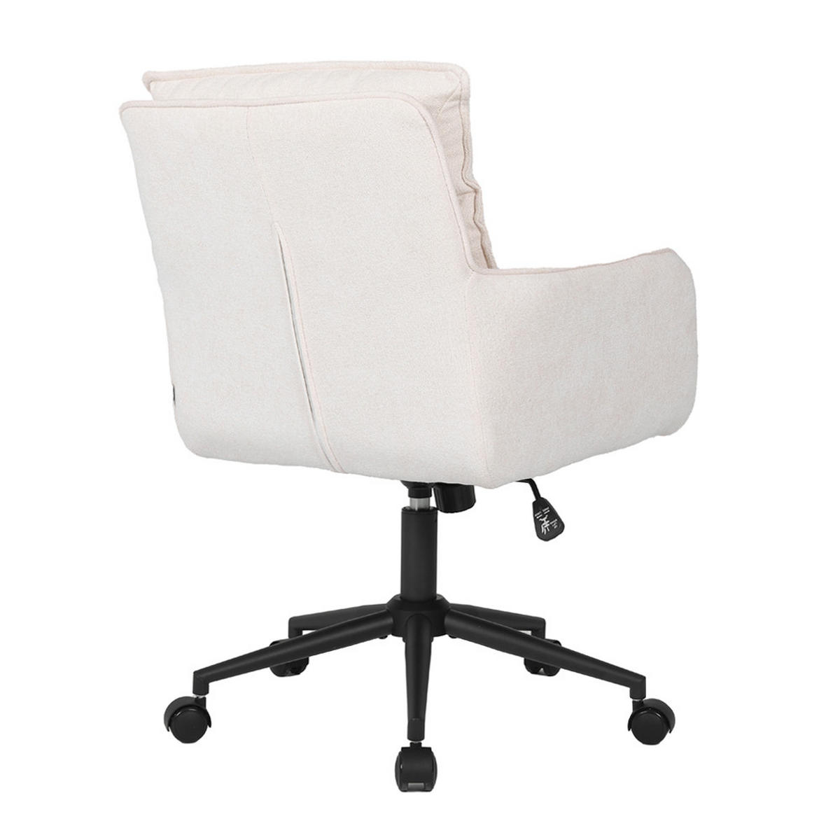 BÜROSTUHL CORA - Beige - Beige, Kunststoff (60/100/70cm) - Home Deluxe