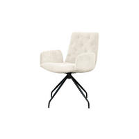 DREHSTUHL NEW CHARME Cremeweiß Cord - Creme, Textil (59/87/66cm) - KAWOLA