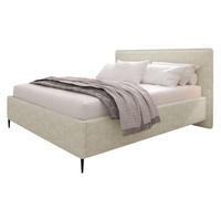 POLSTERBETT Puretta - Schwarz/Naturfarben, Holzwerkstoff/Textil (140/200cm) - MIRJAN24