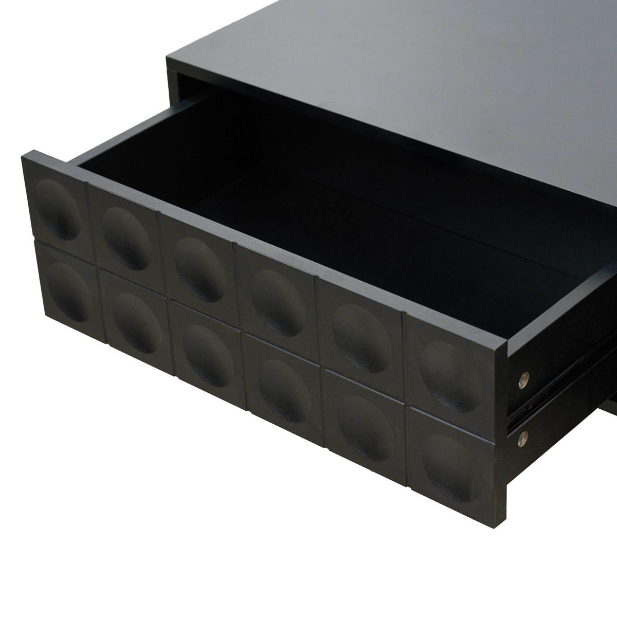 COUCHTISCH, Schwarz - Schwarz, Holz (120/60/39cm) - Oviala