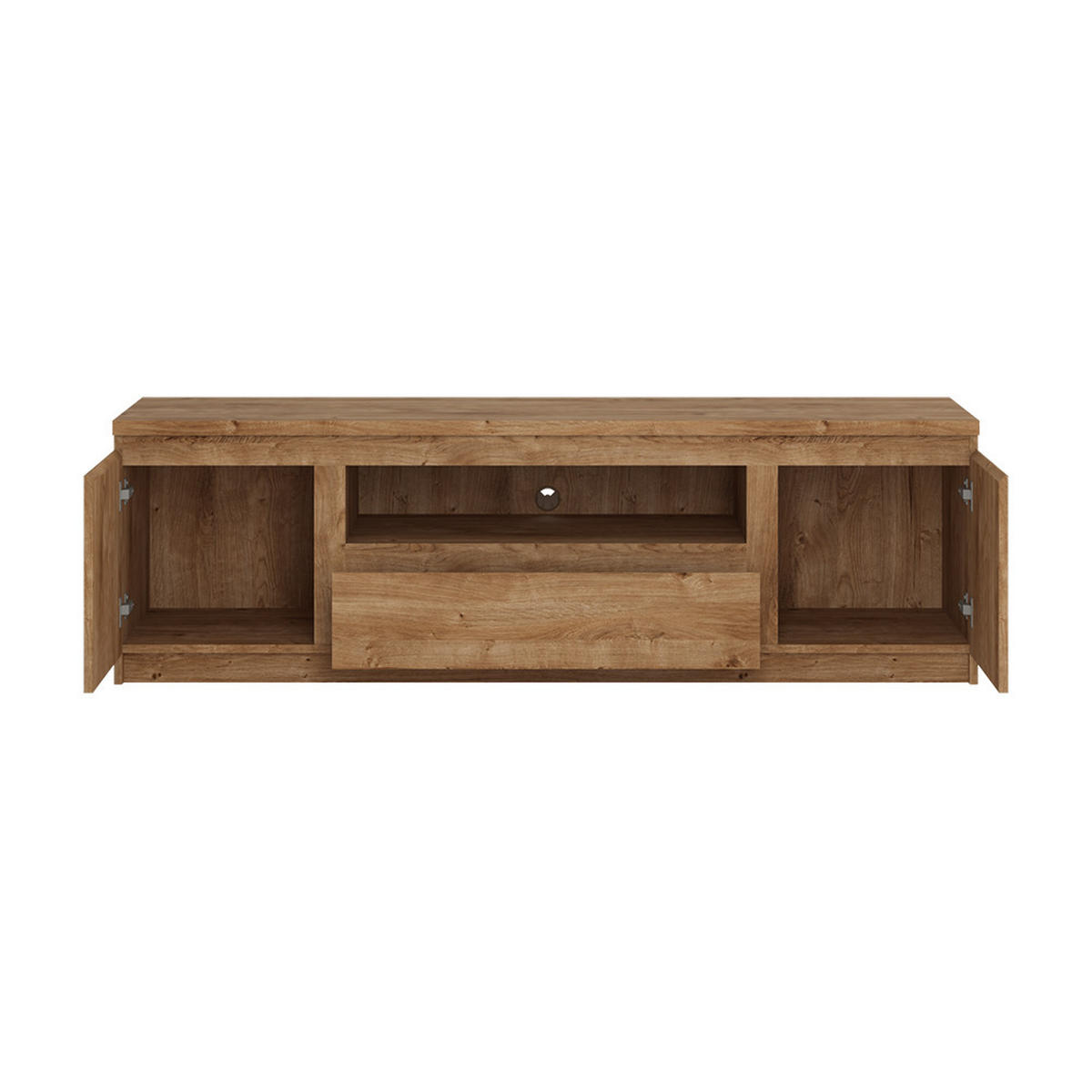 LOWBOARD Fortaleza-129 - Braun, Holzwerkstoff (165/51/45cm) - Lomado