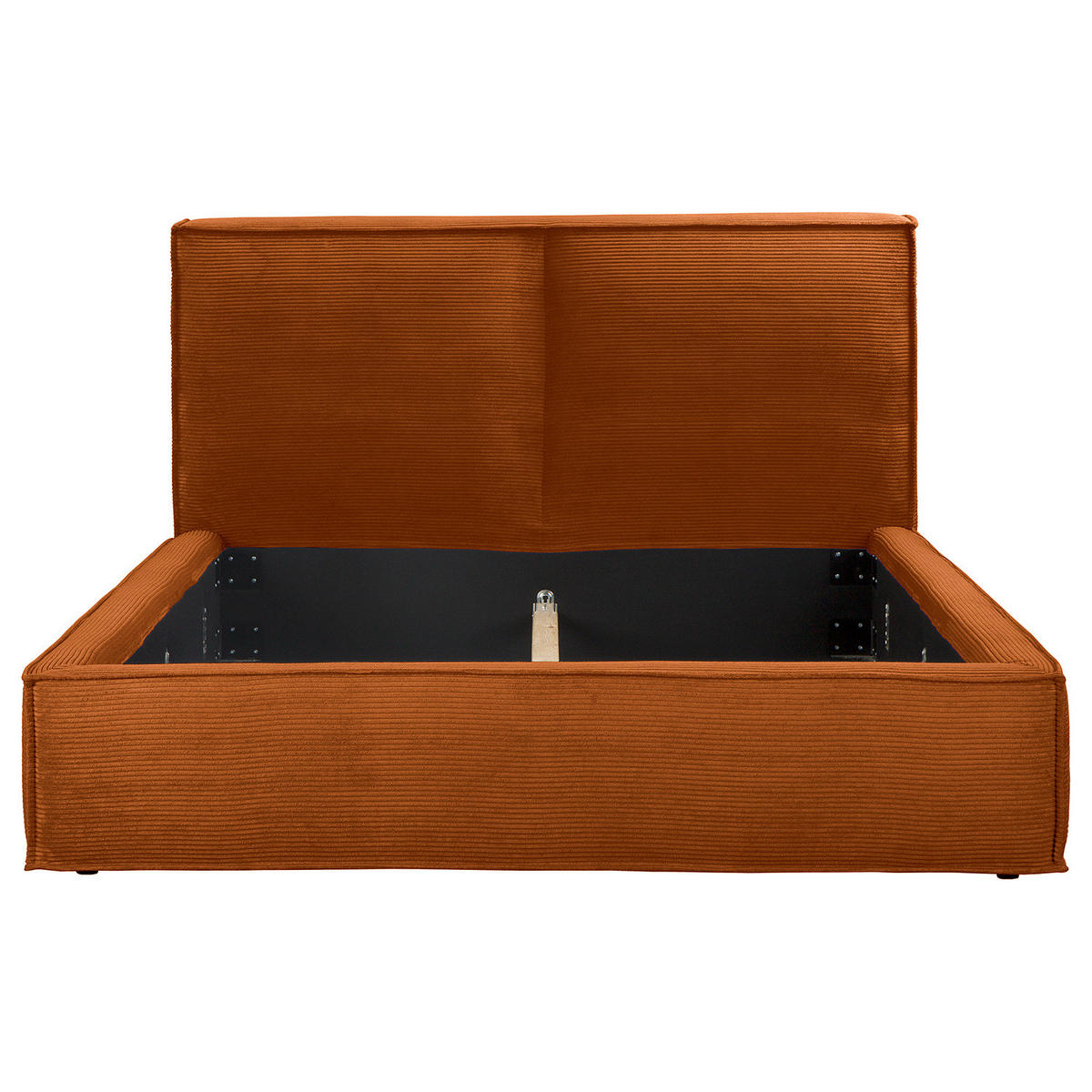 POLSTERBETT - Orange, Textil (160/200cm) - home24