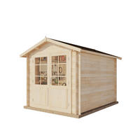 GERÄTEHAUS Holz Bremen Compact - Naturfarben, Holz (270/245/340cm) - Alpholz
