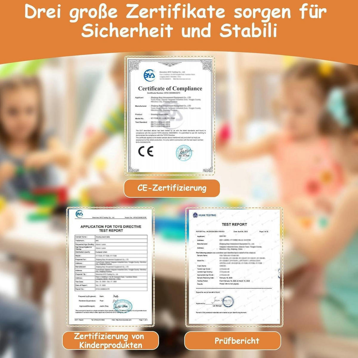 KINDERTISCH- und Stuhl-Set 7-teilig höhenverstellbar Gelb - Multicolor, Kunststoff (60/60/120cm)