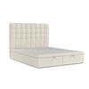 POLSTERBETT Celestia mit Stauraum 140/200 cm Hellbeige im Alta Stoff - Sandfarben/Schwarz, Holz/Holzwerkstoff (140/200cm) - AltaBeds