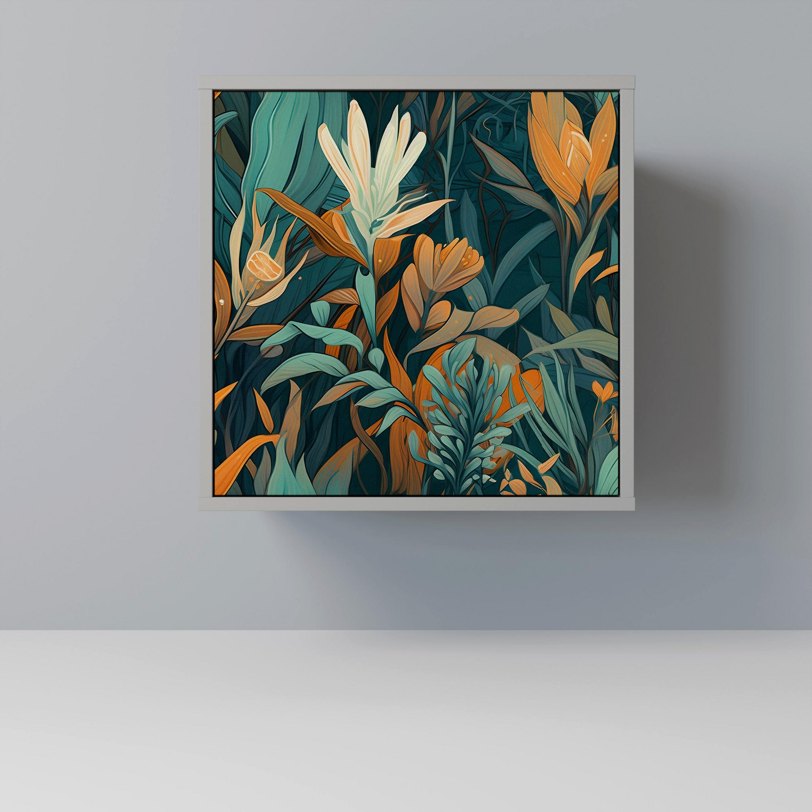 SpaceRebels Sideboard Grau 57.5x57.5x42 cm