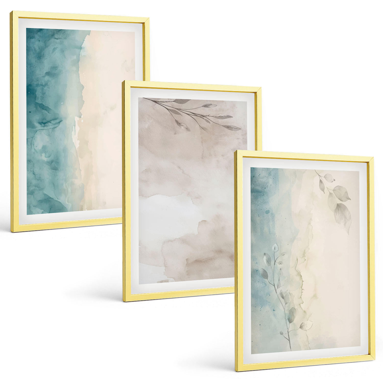 Tulup Bilder Gold 40x60 cm