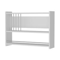 WANDREGAL Helsingør - Weiß, Holzwerkstoff (84/60/20cm) - [en.casa]
