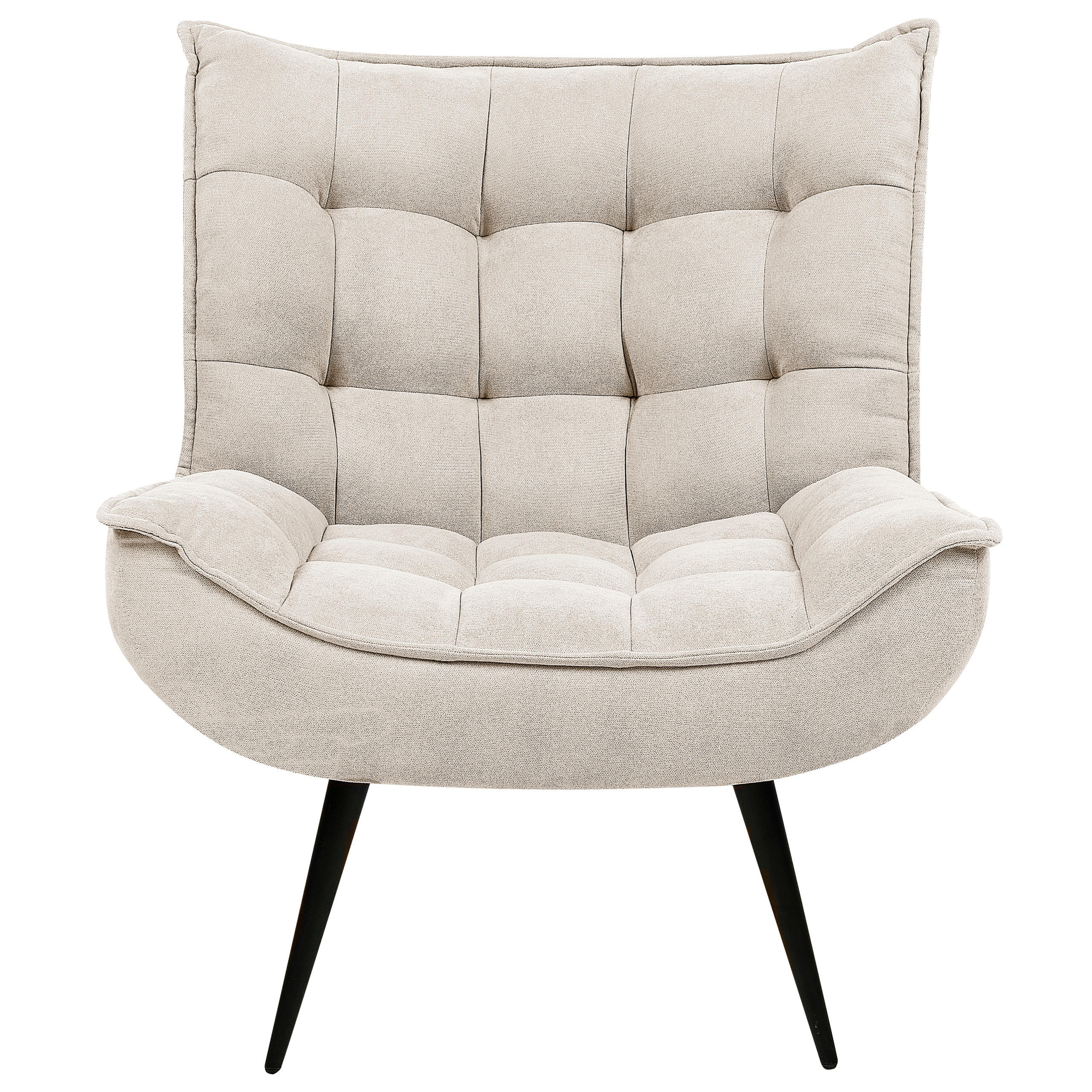 SESSEL Polsterbezug Beige Alvesta - Beige, Textil (73/92/79cm) - Beliani