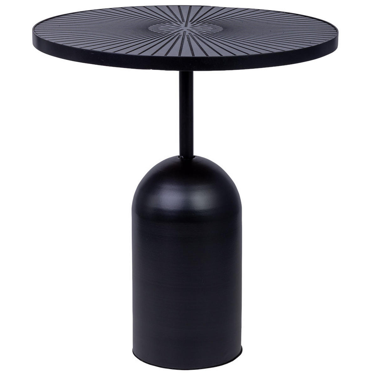 TISCH aus Metall, 41x45cm - Schwarz, Metall (40.5/40.5/45cm) - Wanderlust