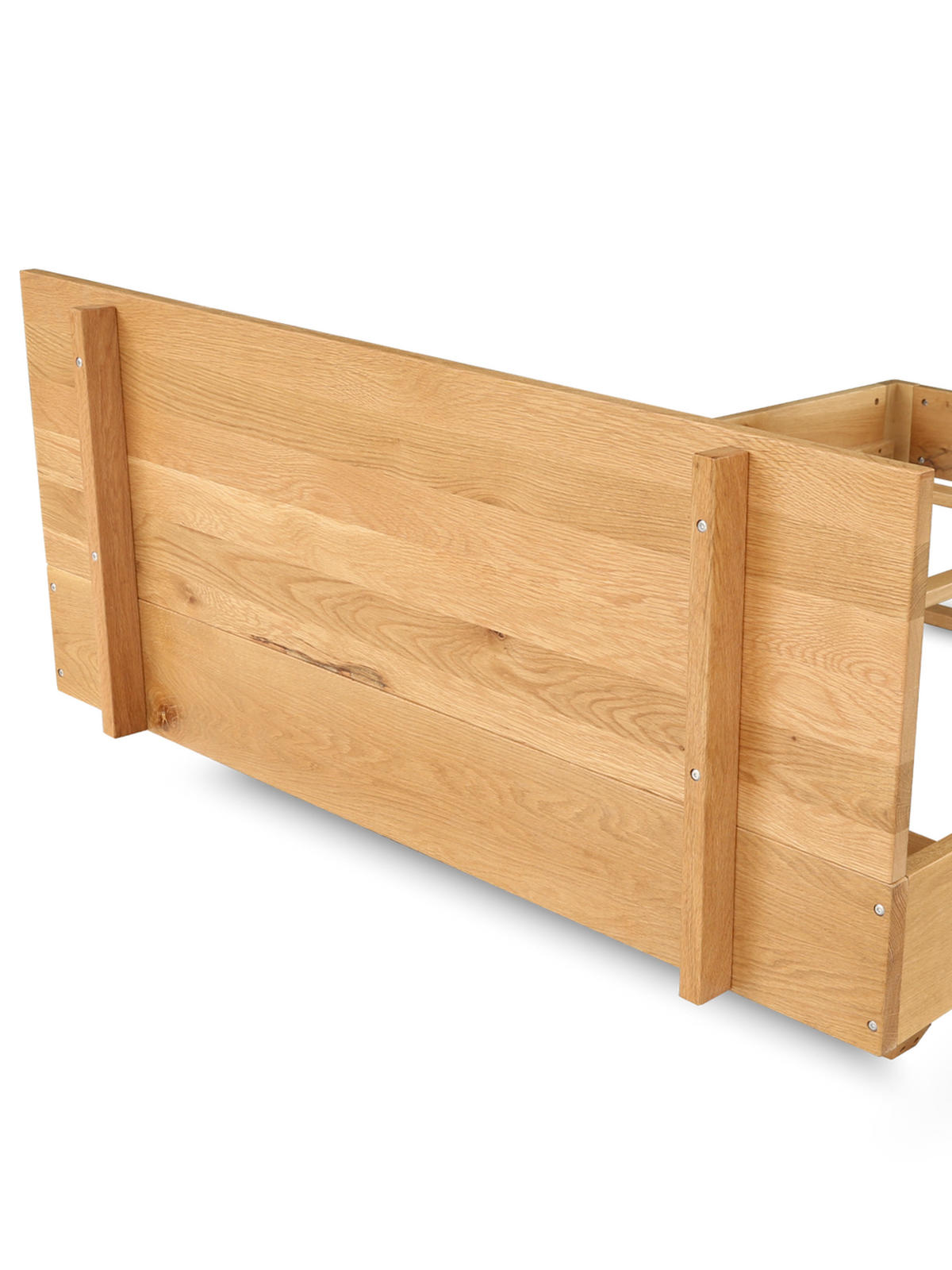 MASSIVHOLZBETT 180 cm x 200 cm - Eichefarben, Holz (180/200cm) - holz4home