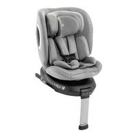 KINDERSITZ i-Rove i-Size dunkelgrau (40-150 cm) Isofix, Stützbein, Körperkissen - Grau, Kunststoff (45/50/60cm) - Kikka boo