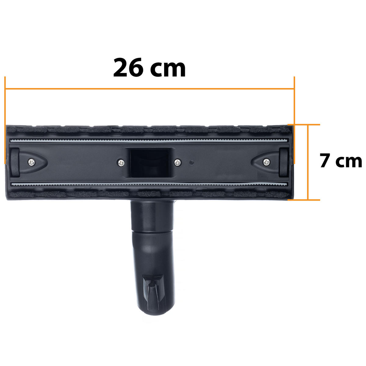 BODENDÜSE Universal - umschaltbar, 35 mm, für Hartböden und Teppiche, Nass- und Trockenaufnahme, Rollen, Parkfunktion - Multicolor, Kunststoff/Metall (10/10/10cm)