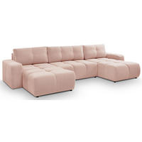 ECKSOFA Hellrosa U SOHI Mit Schlaffunktion Curio 60 - Rosa, Textil (359/177cm) - Sepro Meble