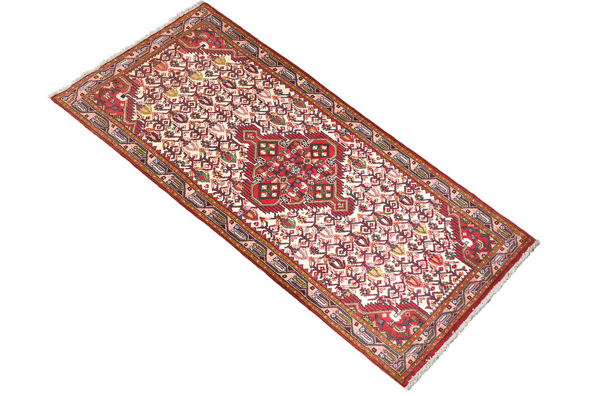 TEPPICH Assadabad Mehrfarbig 192/80 cm Schurwolle - Multicolor, Textil (80/192cm) - Looma