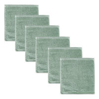 GÄSTEHANDTUCH (6er-Set) Fabulous 30x30 cm - Salbeigrün, Textil (30/30cm) - Butlers
