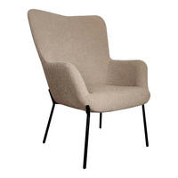 SESSEL, Glasgow, Braun, Metall / Polyester, 70 x 79 x 98 cm - Braun, Textil/Metall (70/98/79cm) - ebuy24