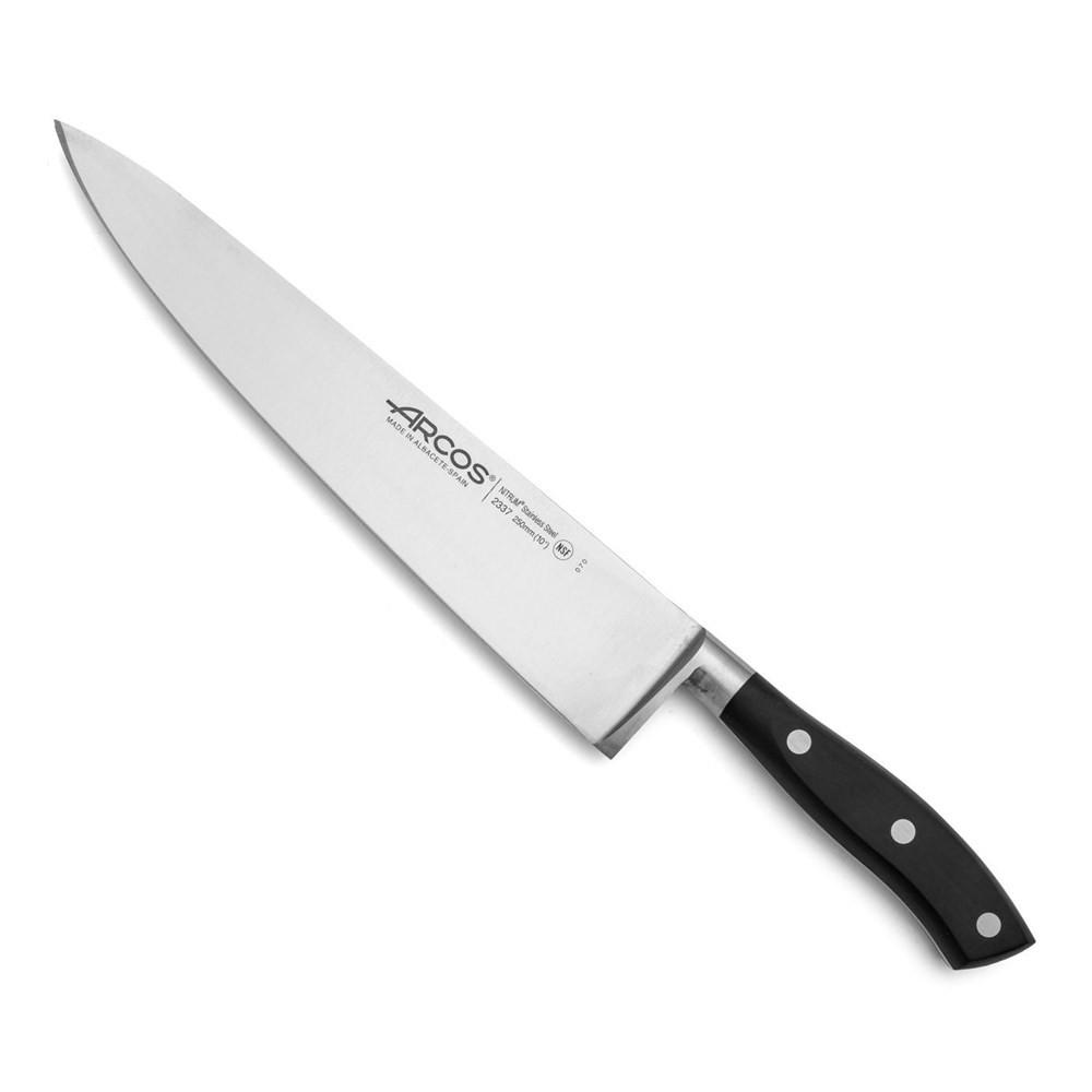 KOCHMESSER Silber 37.8/5/37.8 cm 233700 - Silberfarben, Metall (37.8cm) - Arcos