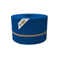 SICHTSCHUTZSTREIFEN PP Premium Gelocht 20 Prozent Streifen Enzianblau 50m - Blau, Kunststoff (5000/19cm) - ZAUN|ZU